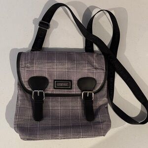 Calvin Klein Plaid Black and Gray Bag
